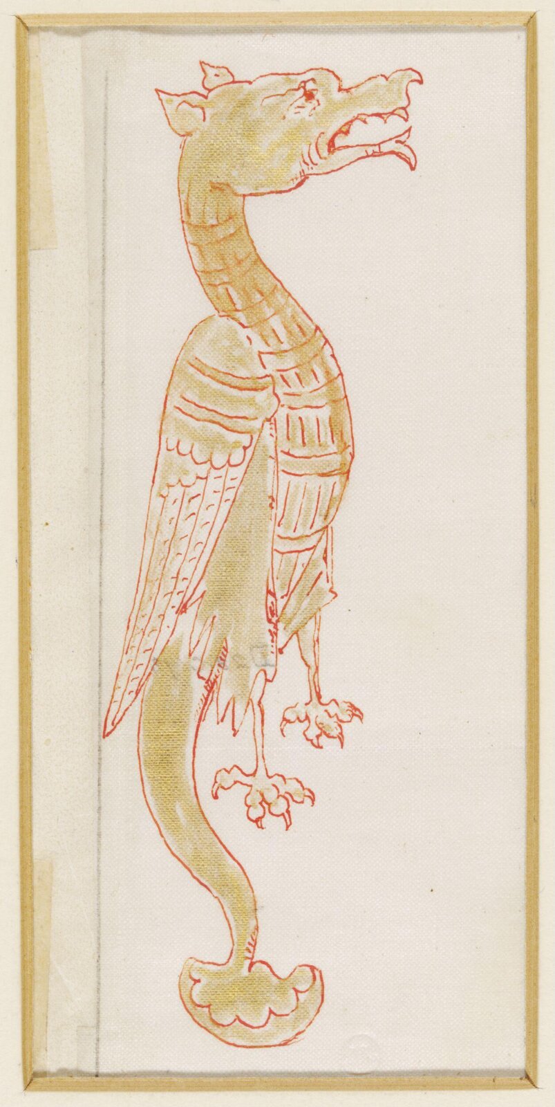 Illumination copied after medieval models, C. Barison, before 1893