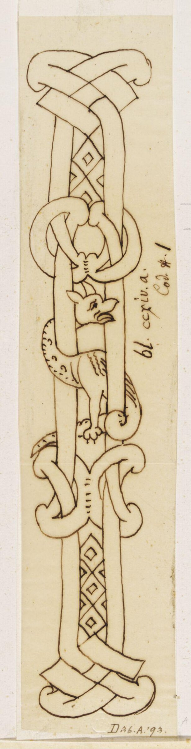 Illumination copied after medieval models, C. Barison, before 1893