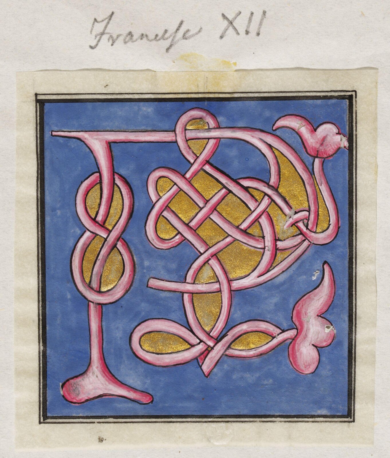 Illumination copied after medieval models, C. Barison, before 1893