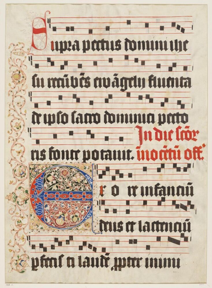 Leaf from Antiphoner top image