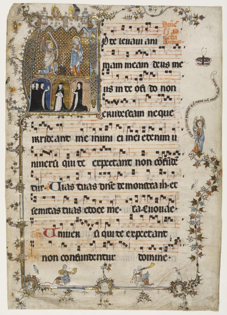 Leaf from a Dominican Gradual top image