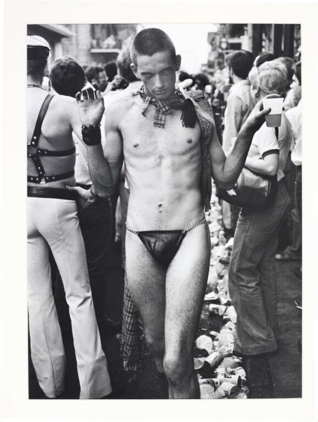 Leon Levinstein, Homosexual at Mardi Gras, New Orleans, 1970