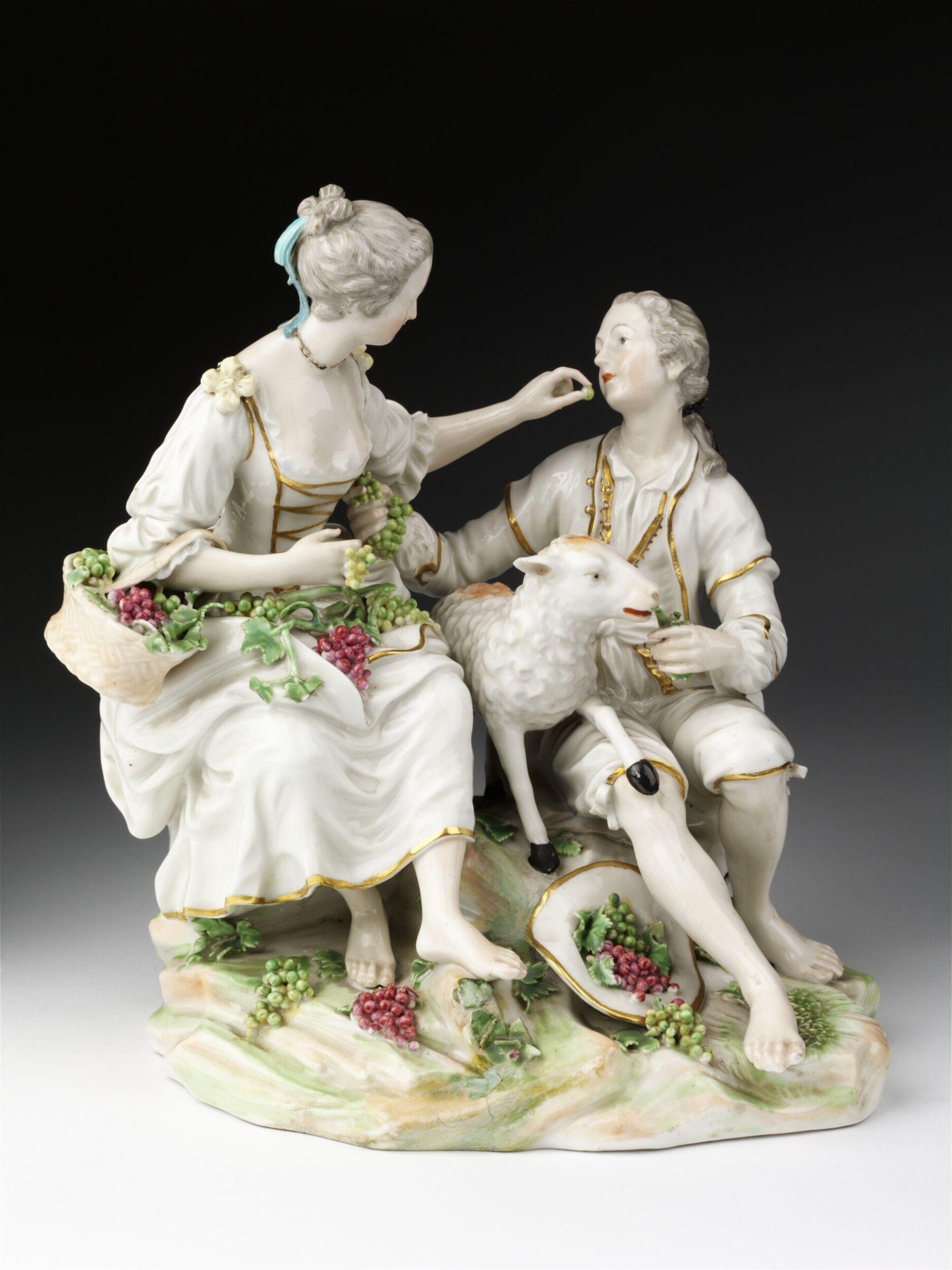 <i>Pensent-ils au raisin?</i>, William Duesbury & Co., ca. 1775