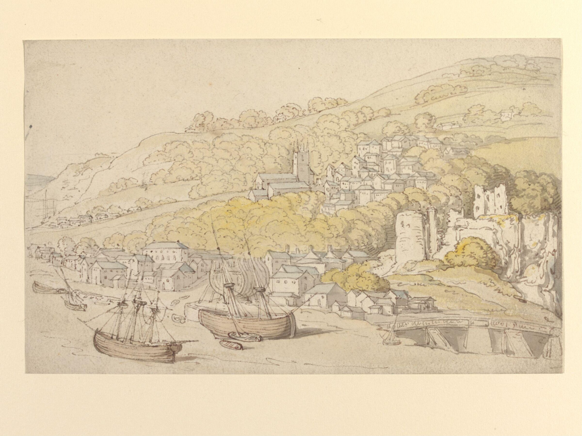 Chepstow, Thomas Rowlandson, ca. 1797