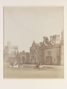 Groups in front of Margam Castle thumbnail 1