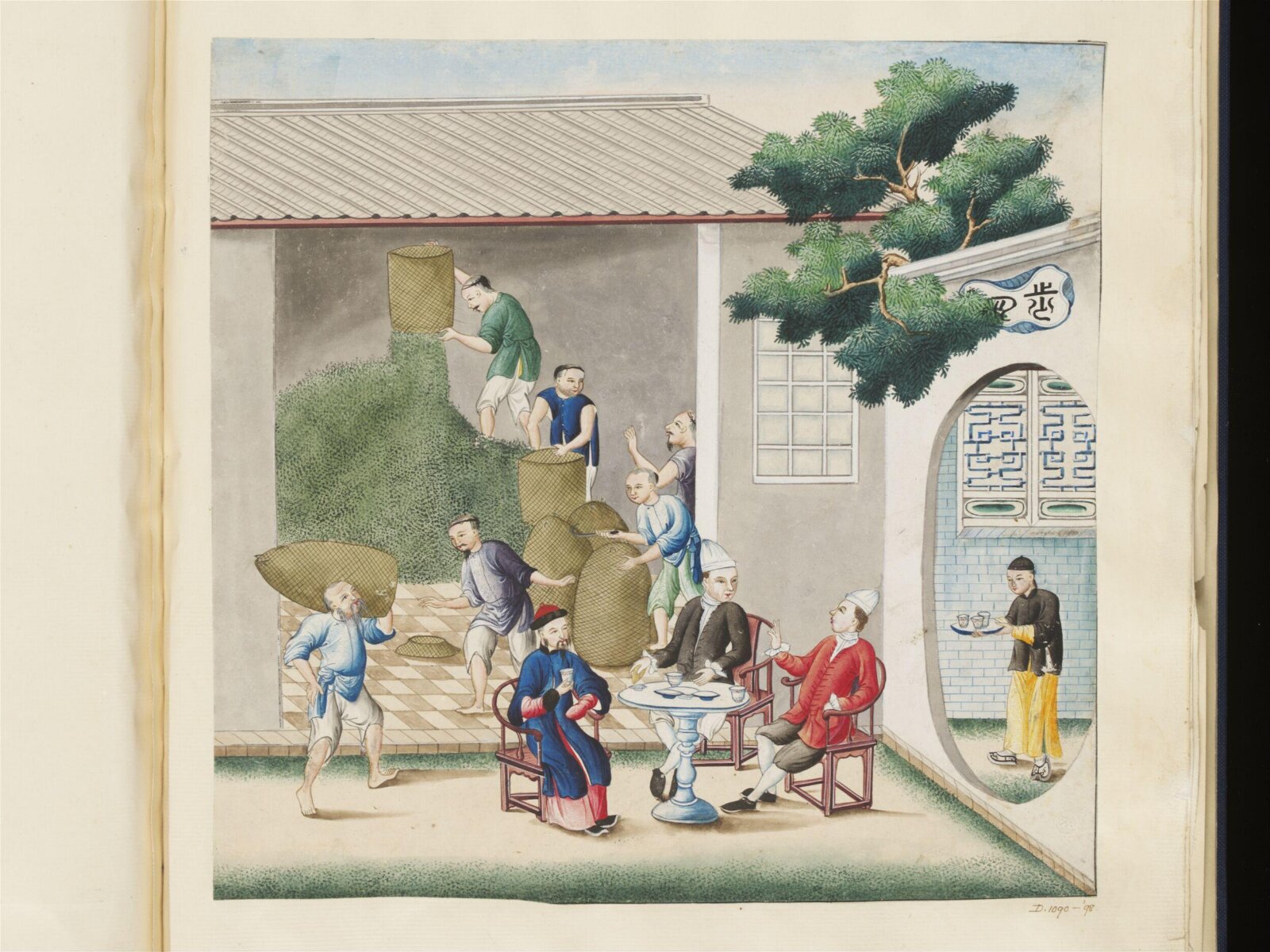 Tea Packing, ca. 1785