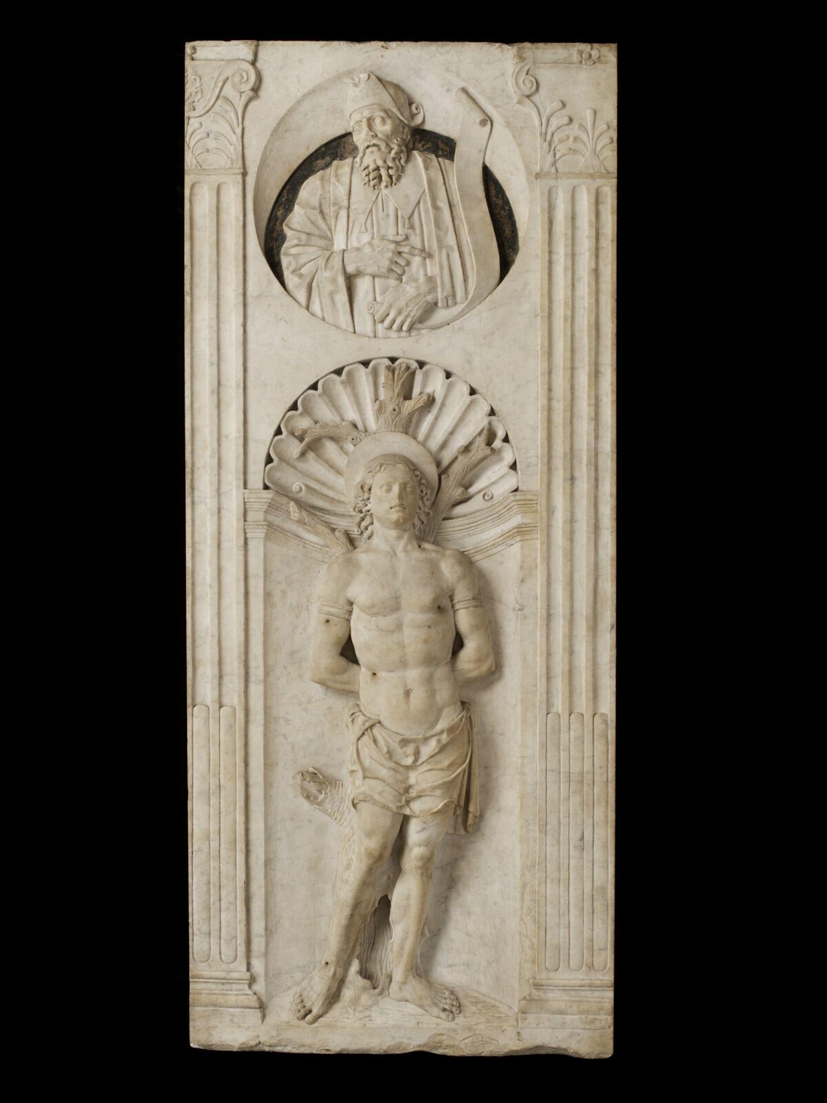 St. Sebastian and a Prophet, ca. 1475-1500