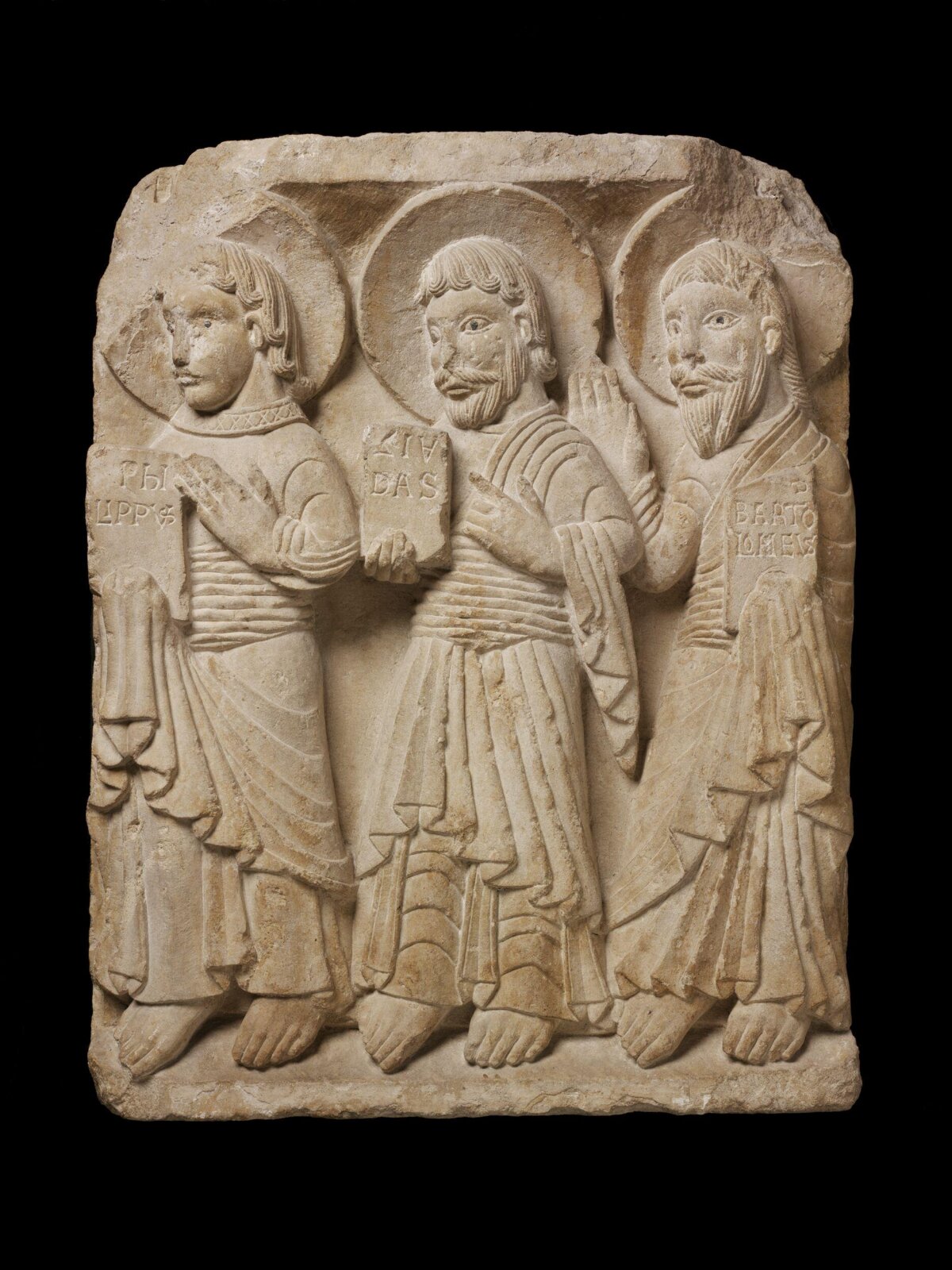 Saints Philip, Jude, and Bartholomew, ca. 1150