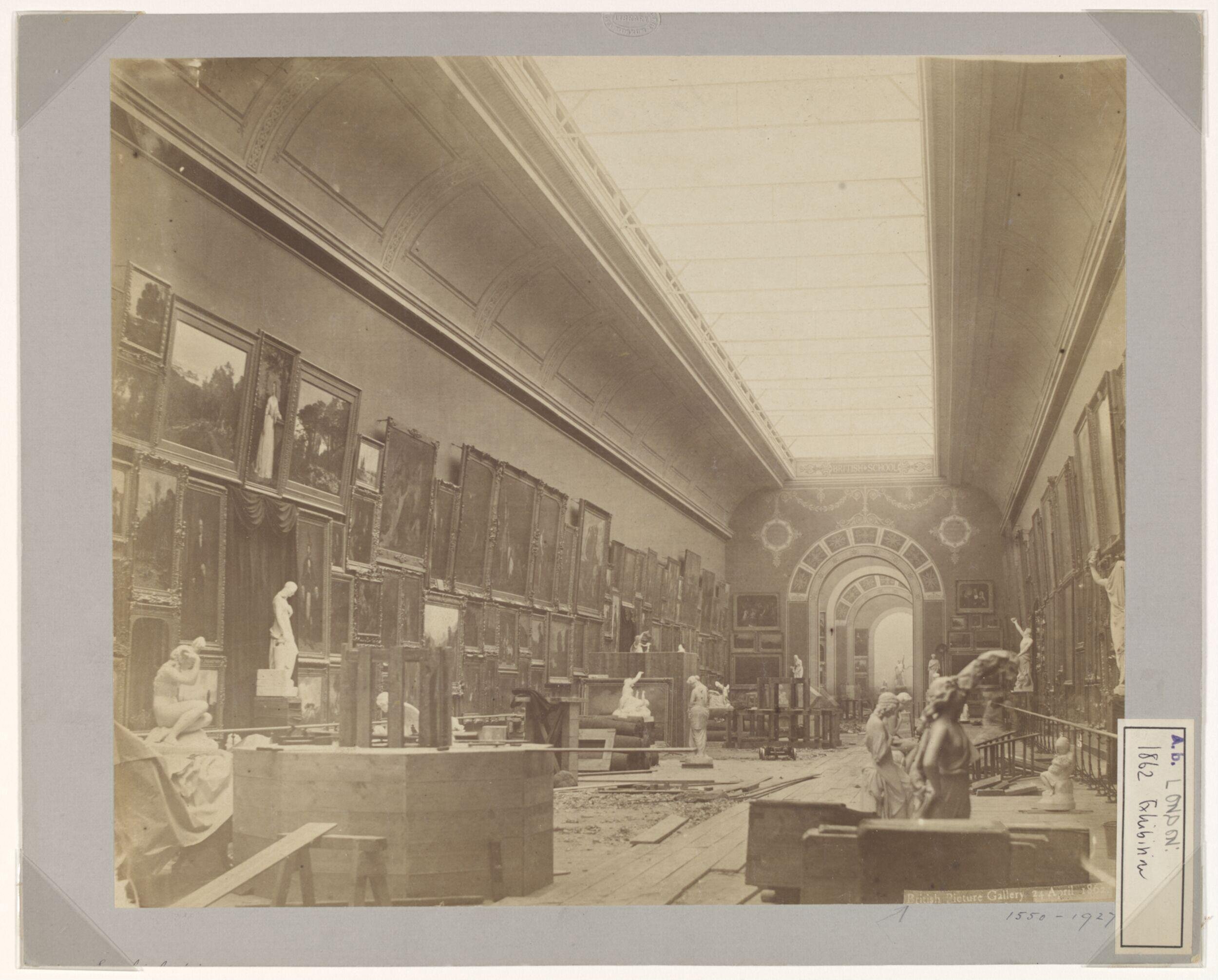 South Kensington, British Picture Gallery, 1862 International Exhibition