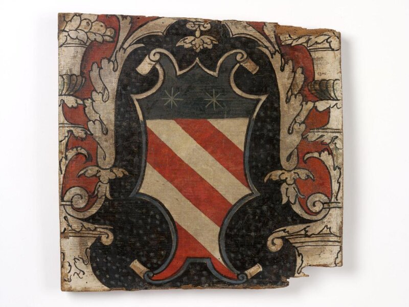Shield with a coat of arms