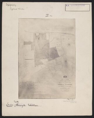 Plan of the estates of the area of South Kensington, commissioned for the Exhibition of 1851