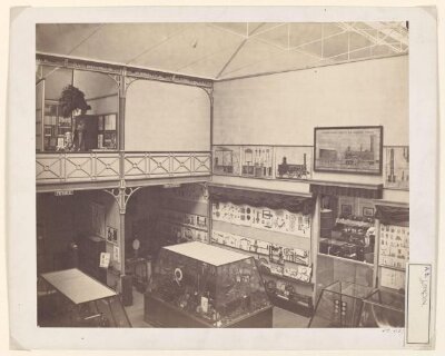 Interior view of the Patent Museum, South Kensington Museum ('the Brompton Boilers')