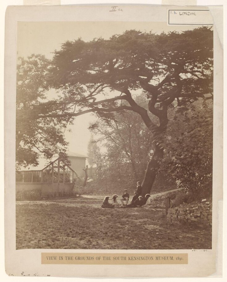 View of the grounds of the South Kensington Museum, 1891 top image