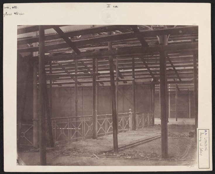 Interior view of the north-east gallery, South Kensington Museum ('the Brompton Boilers') image