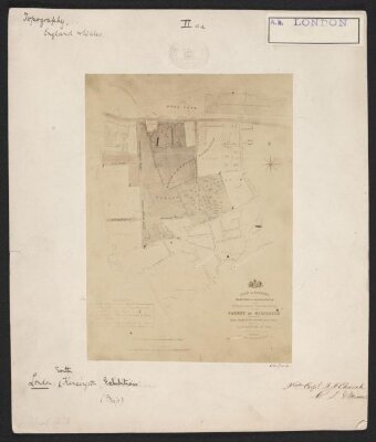 Plan of the parishes of Kensington and St. Margarets, Westminster