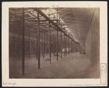 Interior view of north-east gallery, South Kensington Museum (the 'Brompton Boilers')