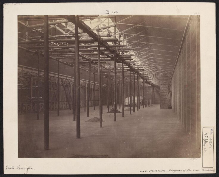 Interior view of north-east gallery, South Kensington Museum (the 'Brompton Boilers') image