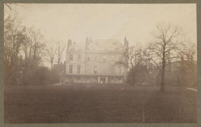 Exterior view of Gore House, Kensington