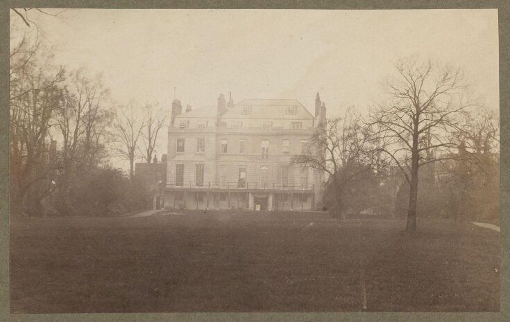 Exterior view of Gore House, Kensington image