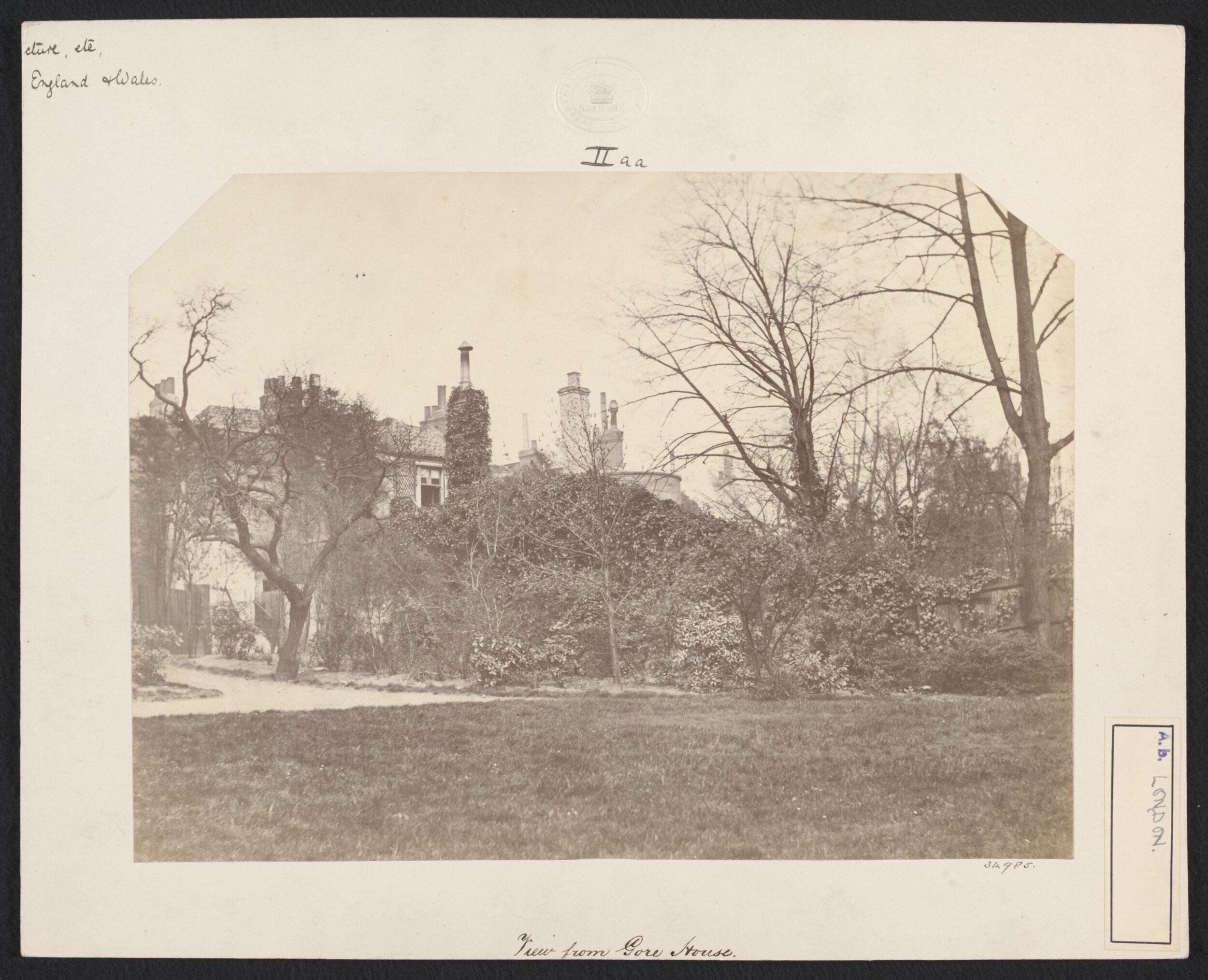 View from Gore House Garden, Kensington