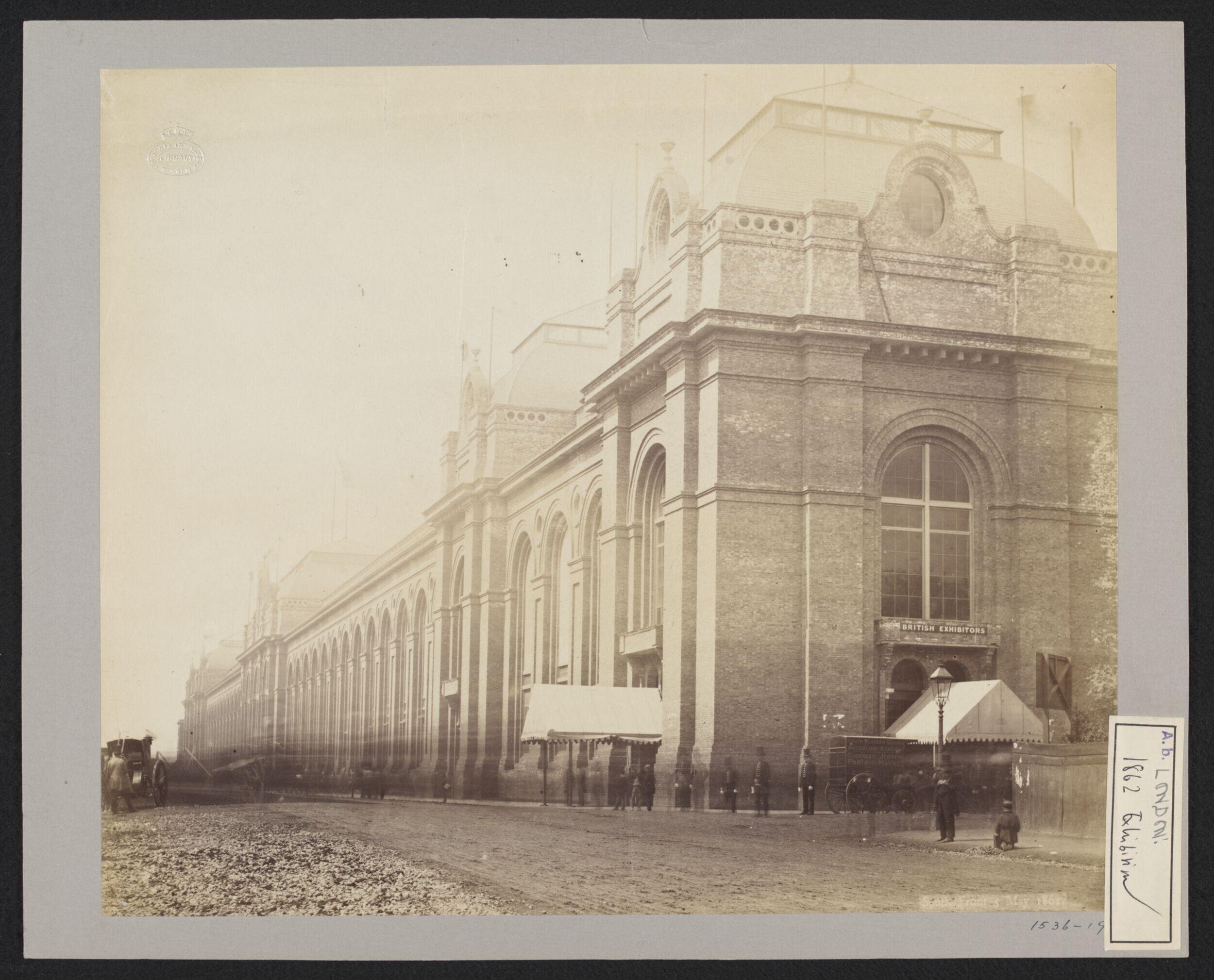 South Kensington, 1862 International Exhibition, South front, Cromwell Road