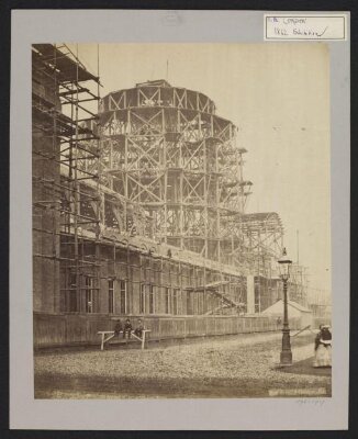 Construction of 1862 International Exhibition buildings