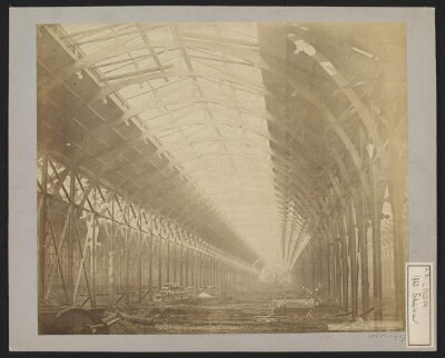 South Kensington, Construction of 1862 International Exhibition buildings, Machinery shed
