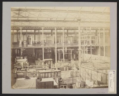 South Kensington, interior East court, 1862 International Exhibition