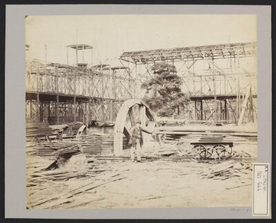 South Kensington, Construction of the 1862 International Exhibition buildings
