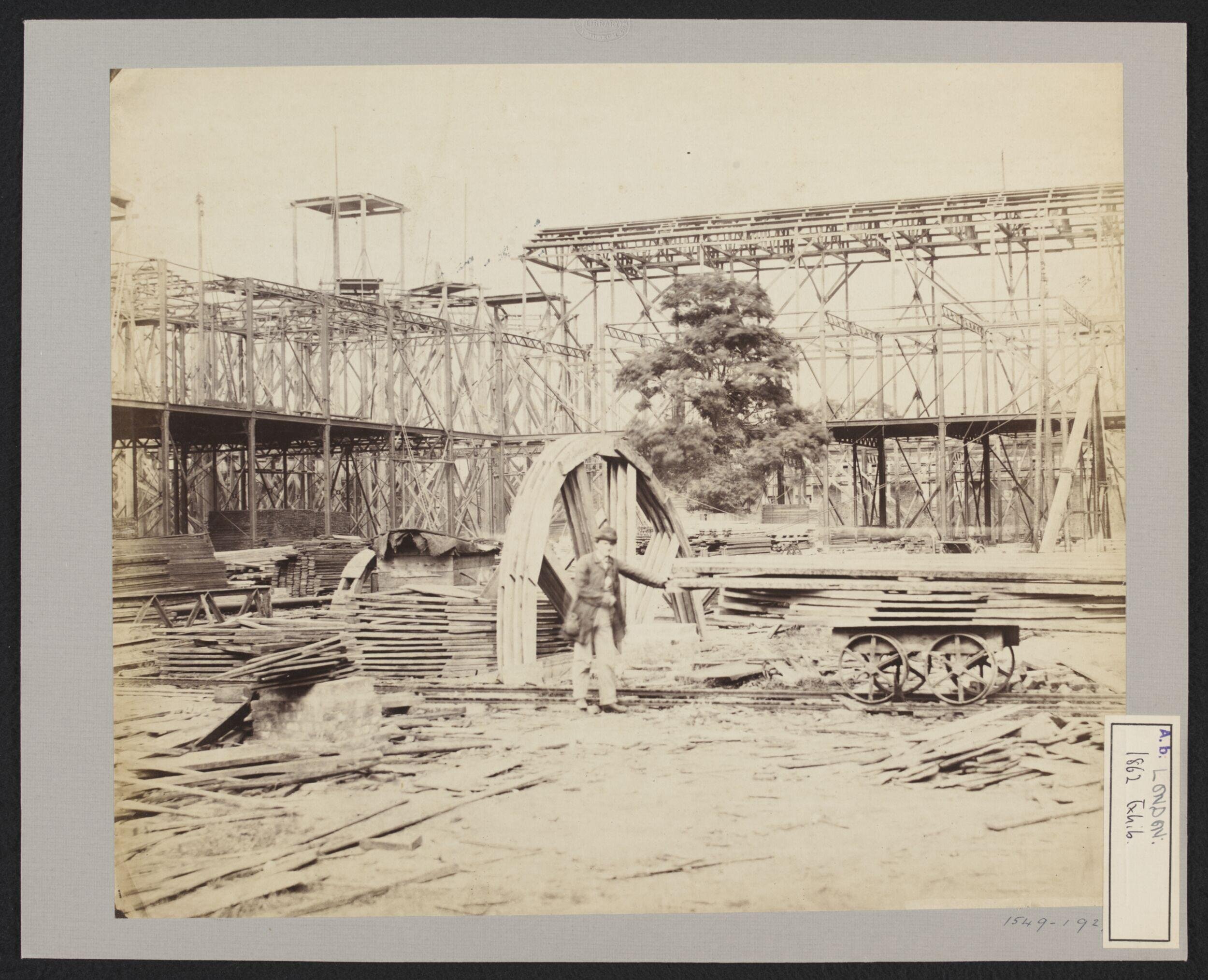 South Kensington, Construction of the 1862 International Exhibition buildings