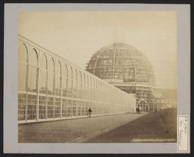 Construction of 1862 International Exhibition buildings