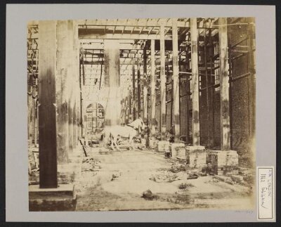 Construction of 1862 International Exhibition buildings