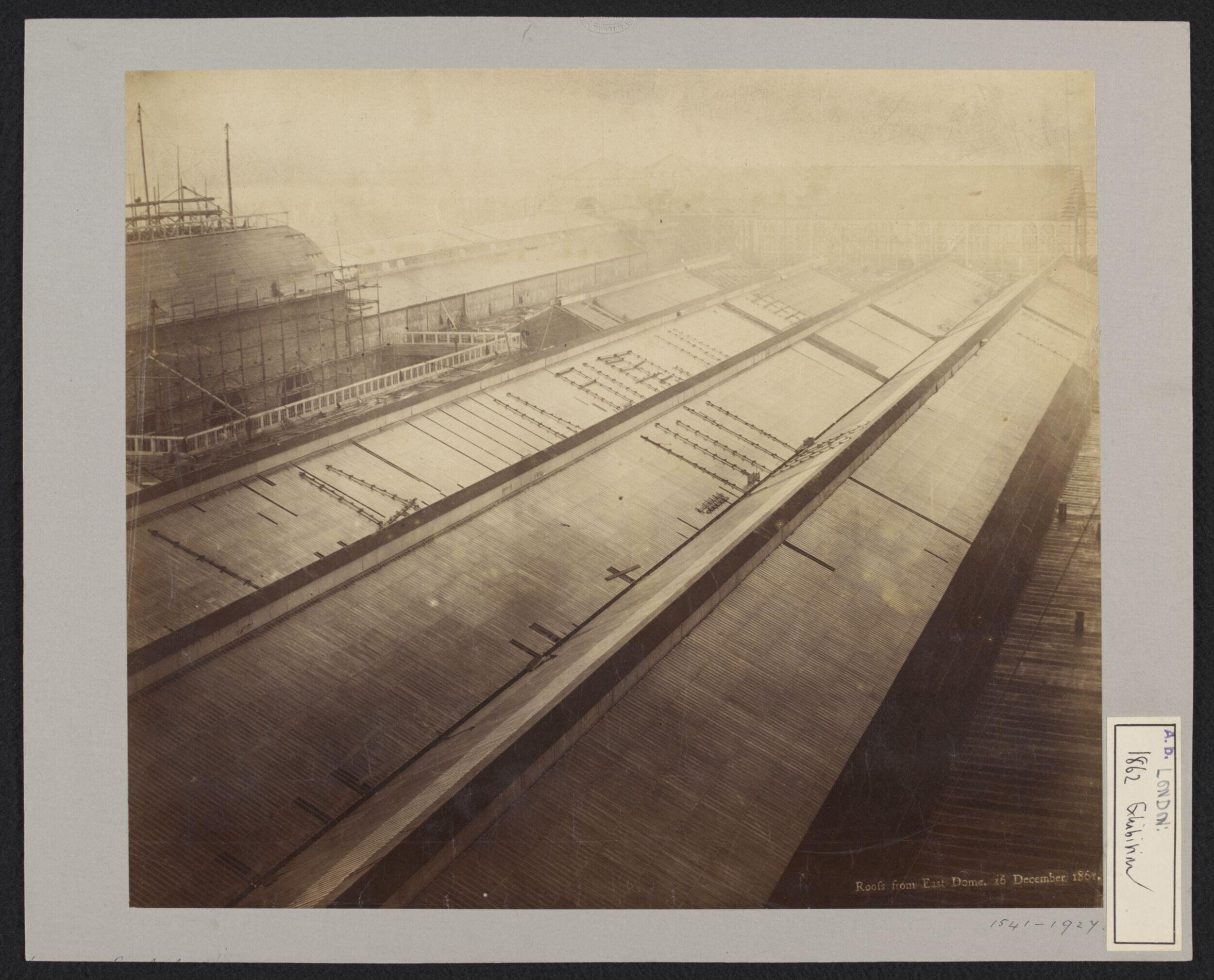 South Kensington, Roofs from East Dome of 1862 International Exhibition