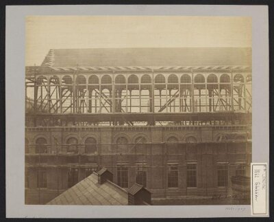Construction of 1862 International Exhibition building