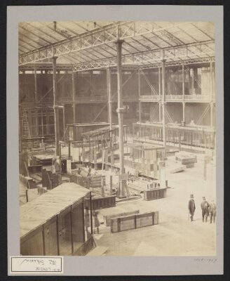 South Kensington, Construction of 1862 International Exhibition buildings, French Court,