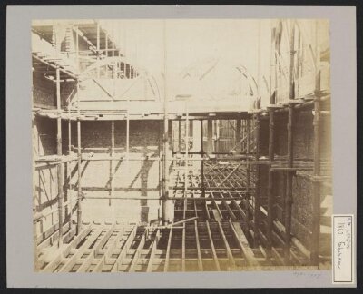 Construction of 1862 International Exhibition buildings