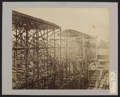 South Kensington, Construction of 1862 International Exhibition buildings, dome, nave and transept