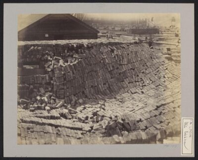 Construction of 1862 International Exhibition buildings