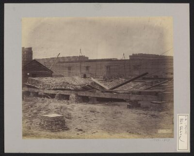 Construction of 1862 International Exhibition buildings