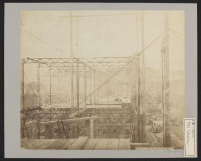 Construction of 1862 International Exhibition buildings