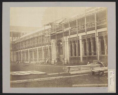 Construction of 1862 International Exhibition buildings, Refreshment Rooms from Horticultural Gardens