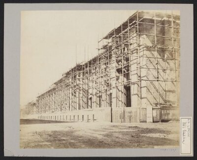 Construction of 1862 International Exhibition buildings