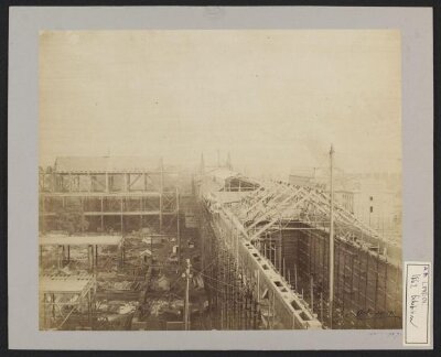 South Kensington, Construction of the 1862 International Exhibition buildings