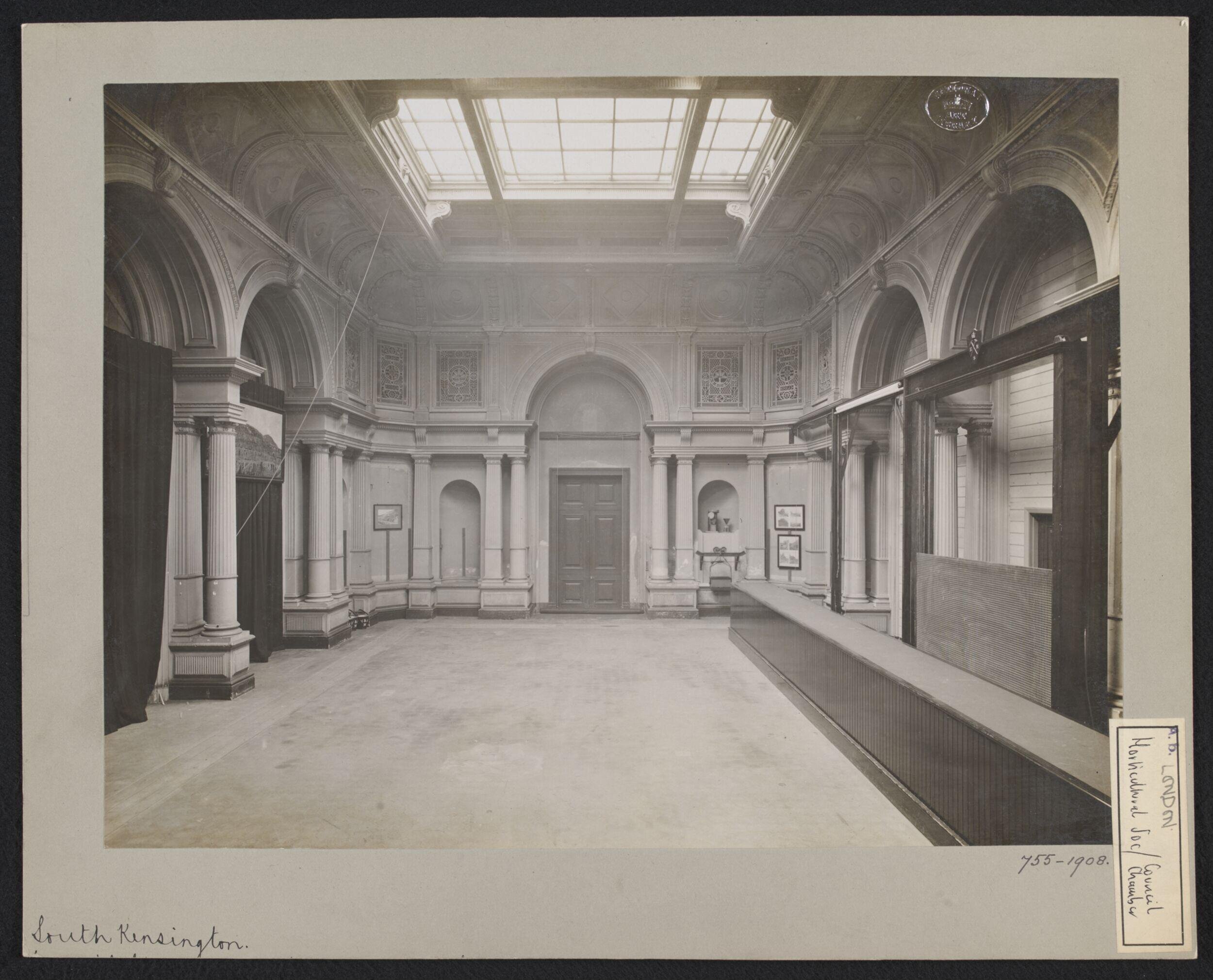 South Kensington, interior view Royal Horticultural Society Council Chambers