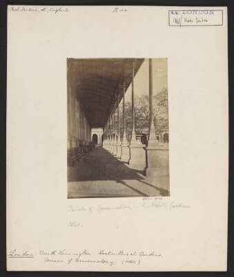 South Kensington, Royal Horticultural Gardens, Conservatory terrace