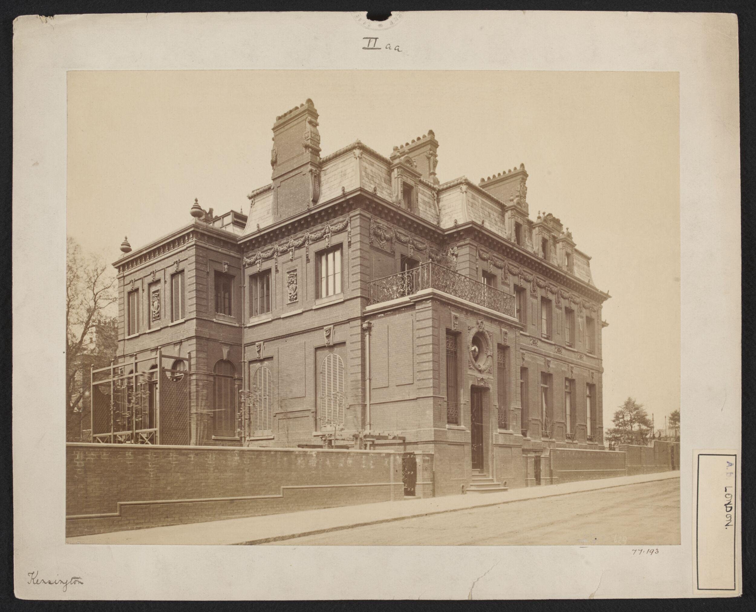 Alford House, Ennismore Gardens, Knightsbridge, architect Matthew Digby Wyatt