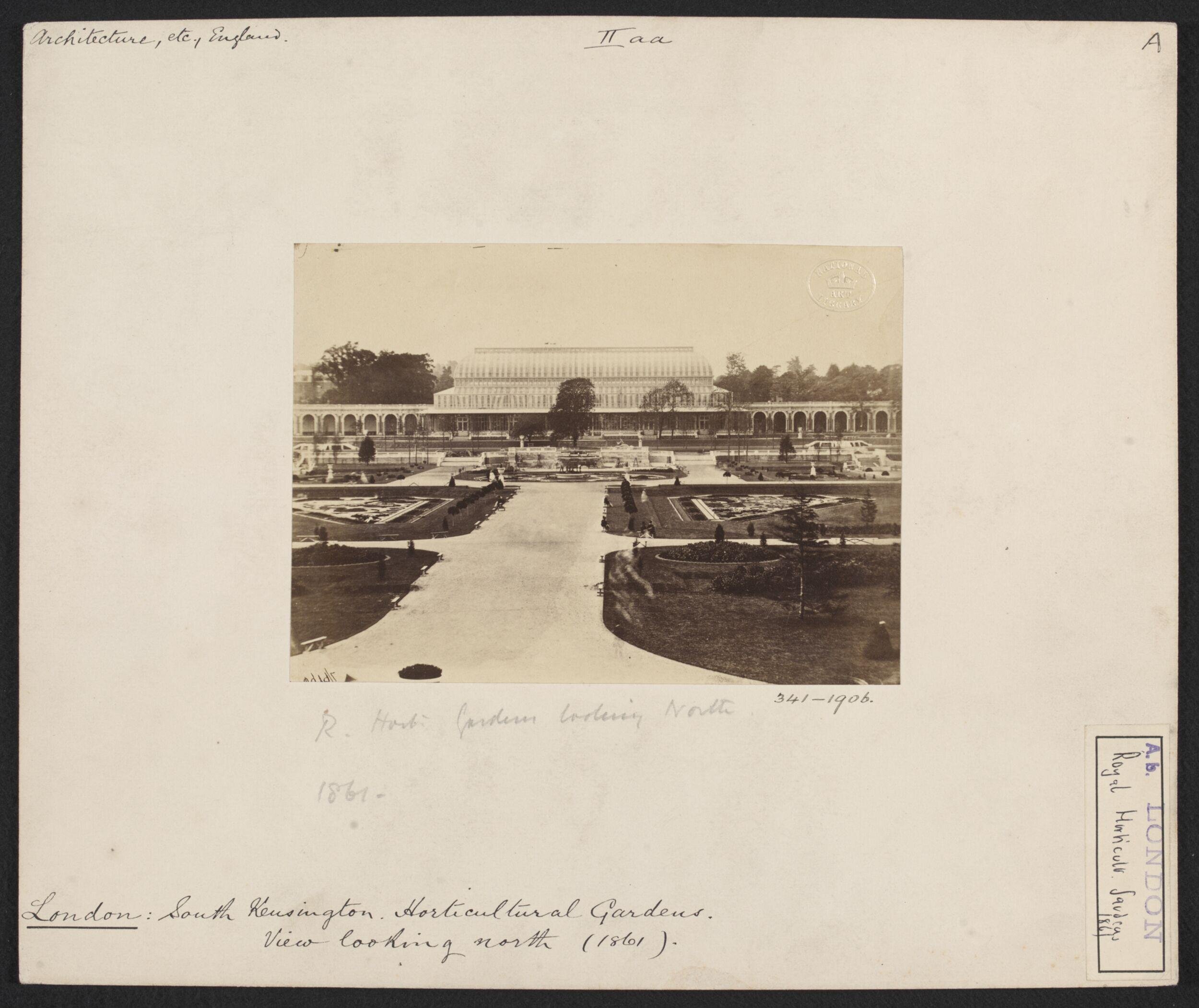 South Kensington, Royal Horticultural Gardens, looking north