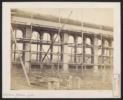 1862 International Exhibition, South Kensington, under construction