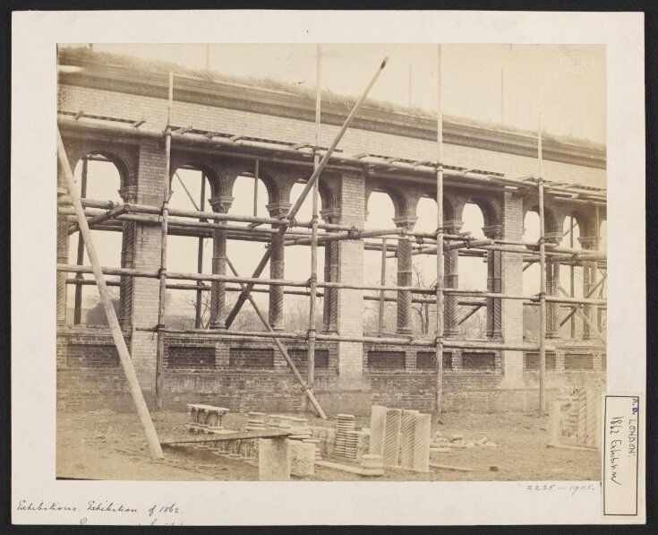 1862 International Exhibition, South Kensington, under construction top image