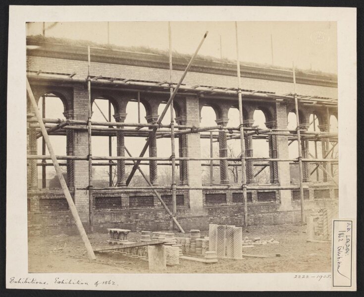 1862 International Exhibition, South Kensington, under construction top image